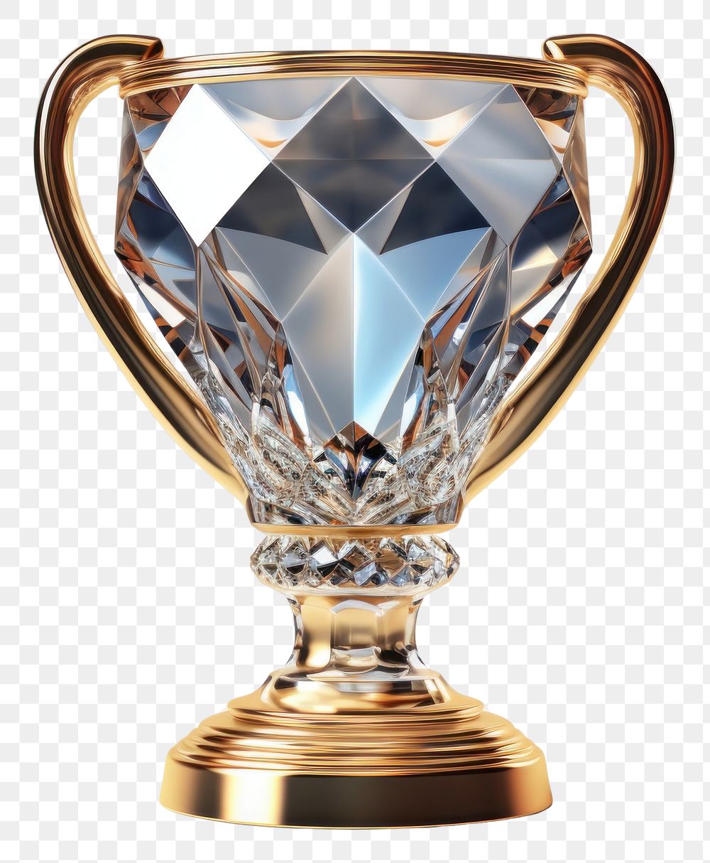 PNG Gold trophy cup gemstone jewelry diamond.