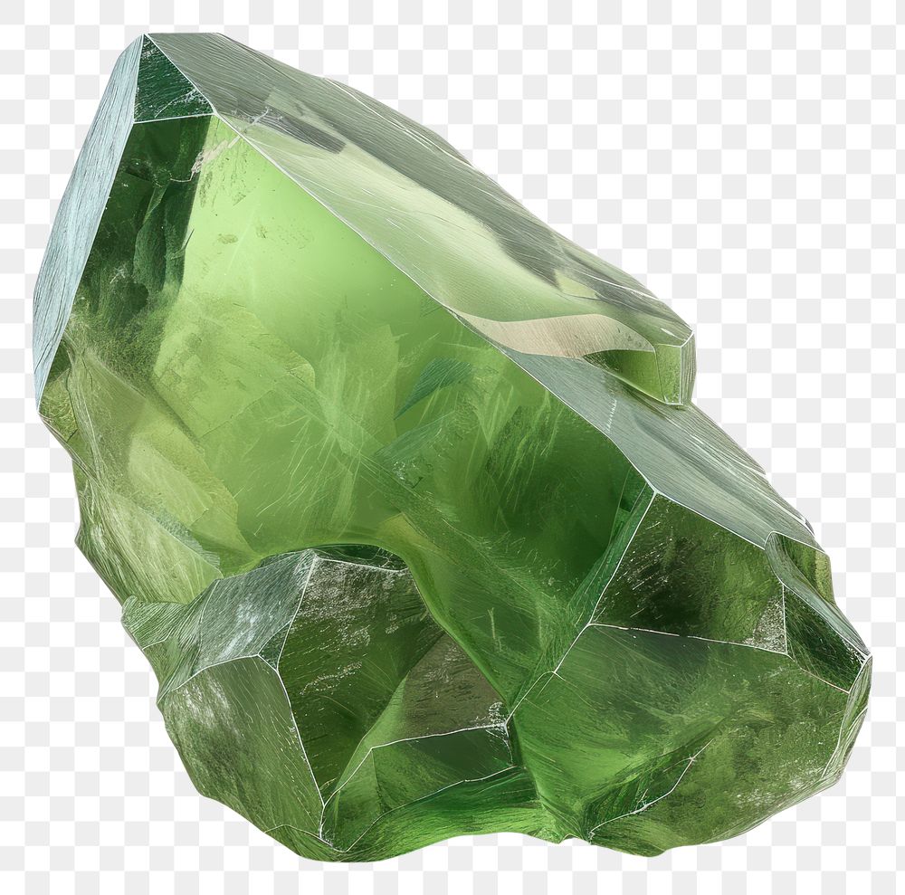 PNG Lime gemstone crystal mineral.