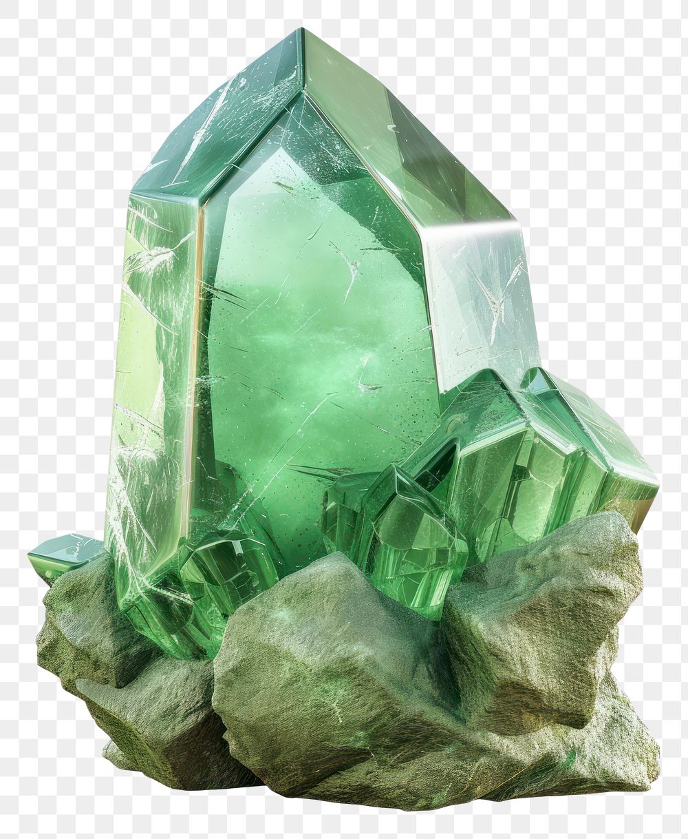 PNG Lime gemstone crystal mineral
