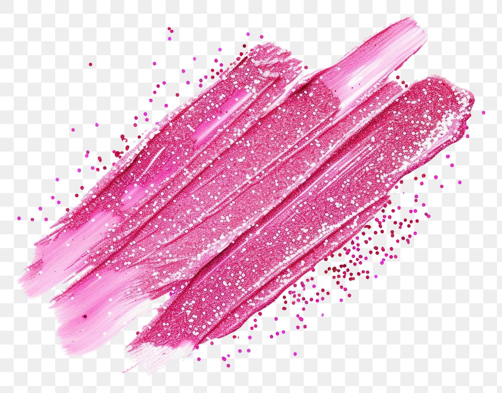 PNG Pink brush strokes backgrounds cosmetics white background.