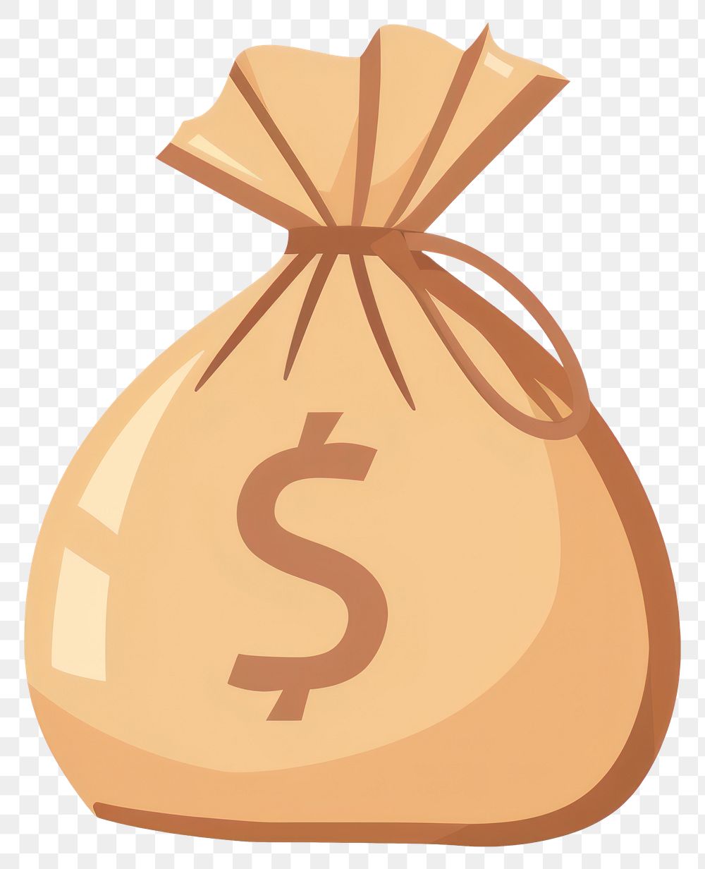 PNG Money bag sack investment currency.