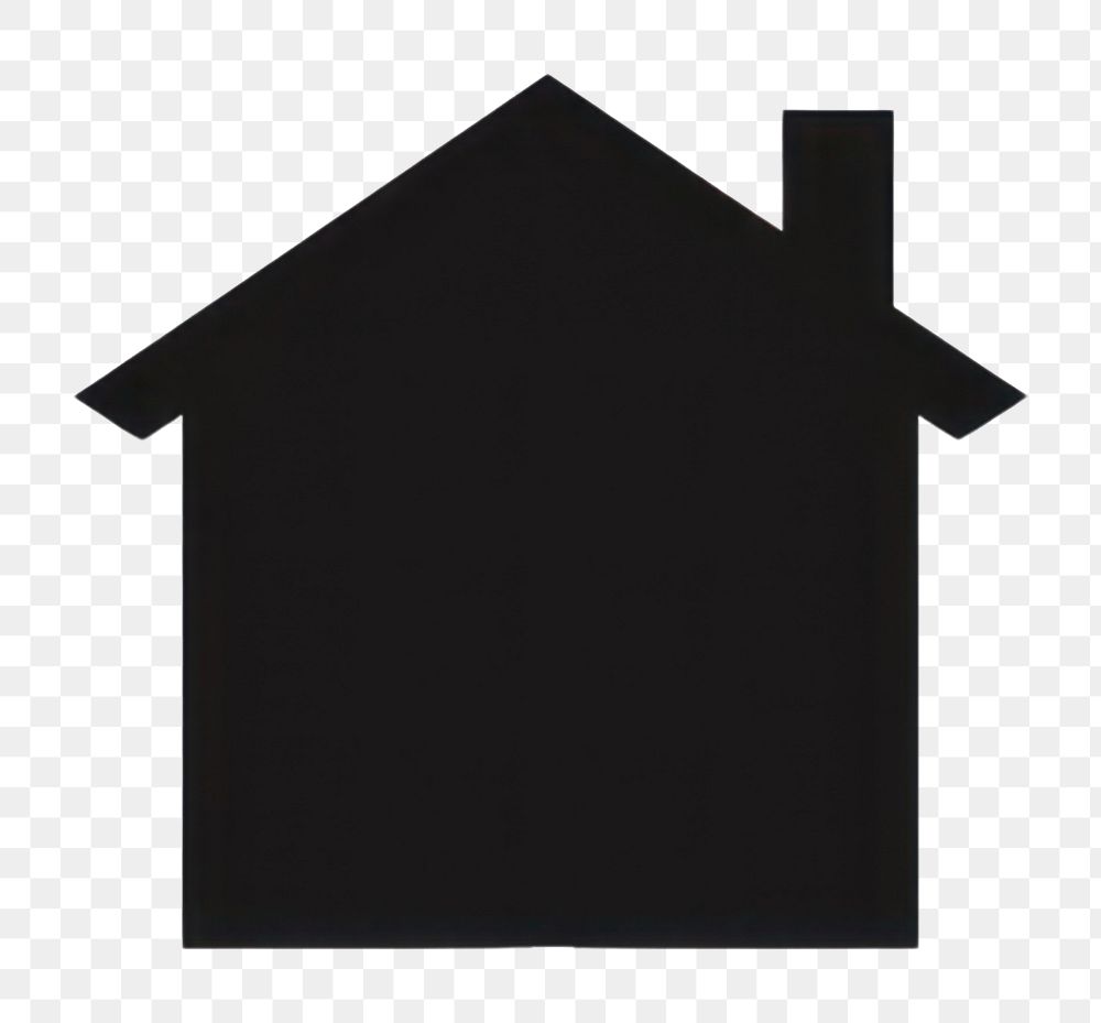 PNG House logo icon plant black leaf.