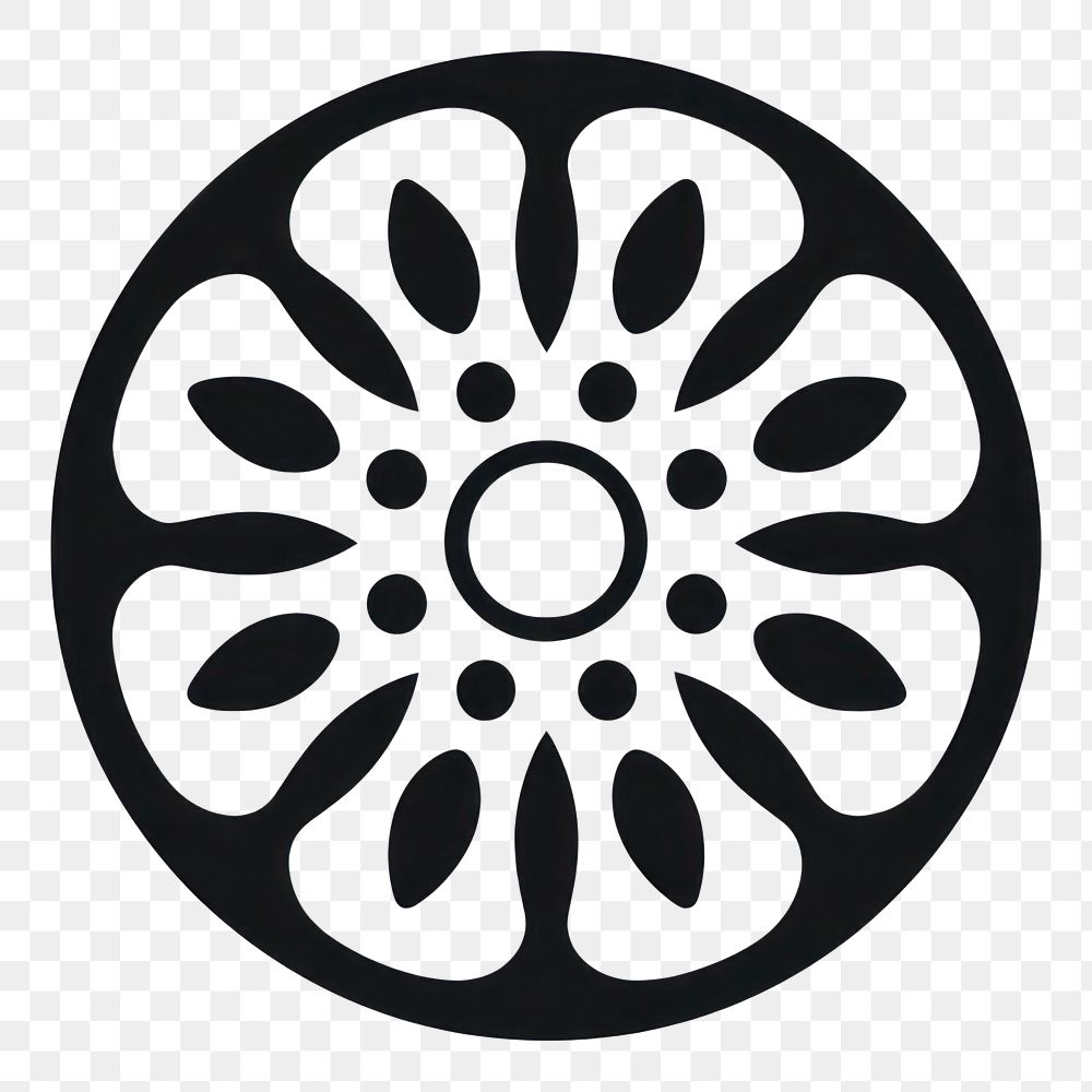 PNG Ladybug logo icon wheel spoke white.