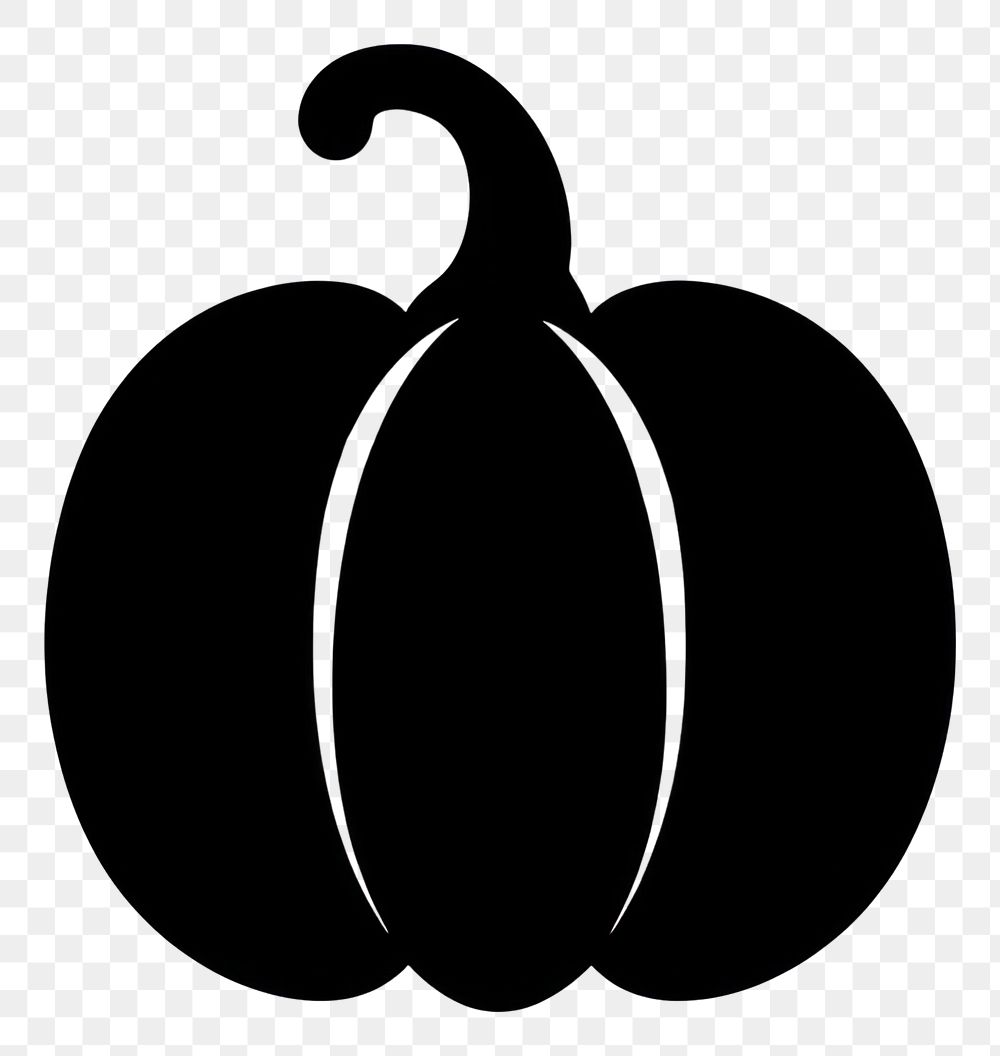 PNG Pumpkin logo icon plant black food.