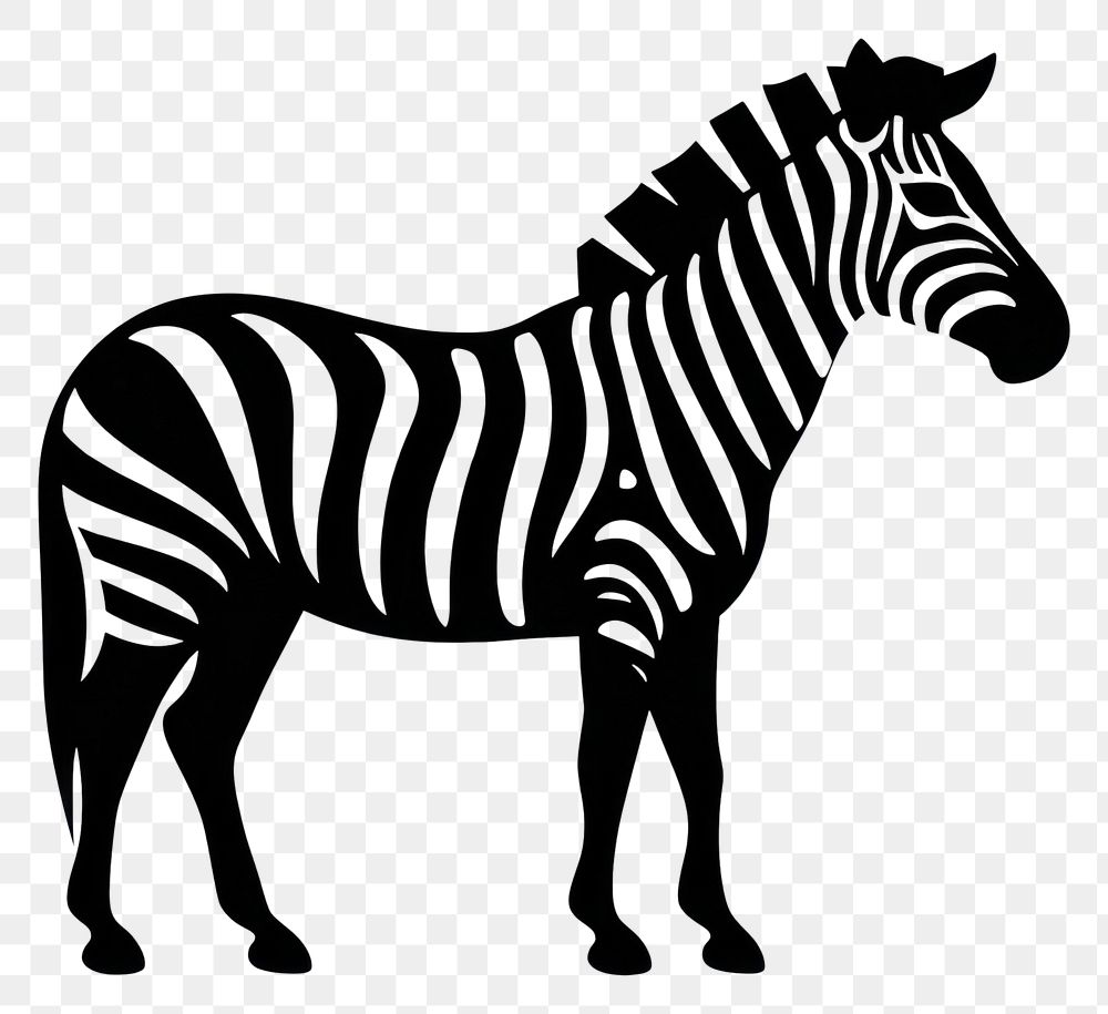 PNG Zebra logo icon silhouette wildlife animal.
