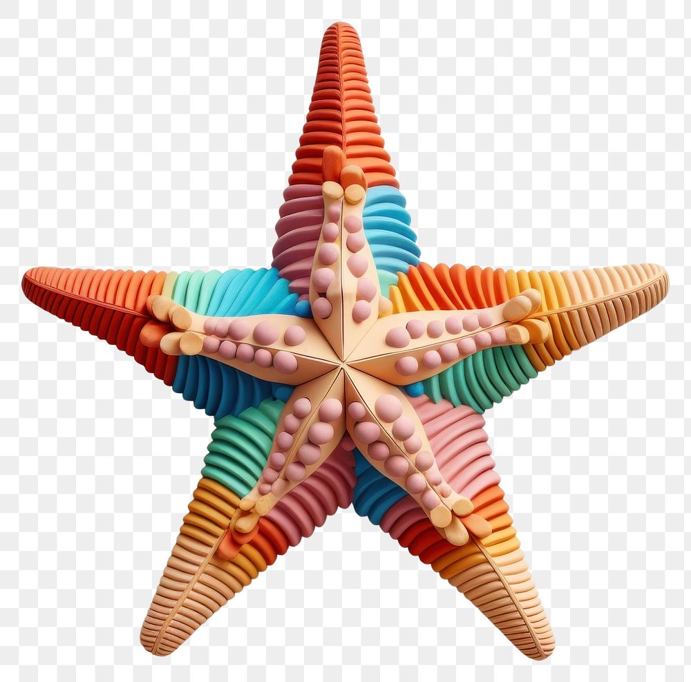 PNG Starfish creativity echinoderm striped.