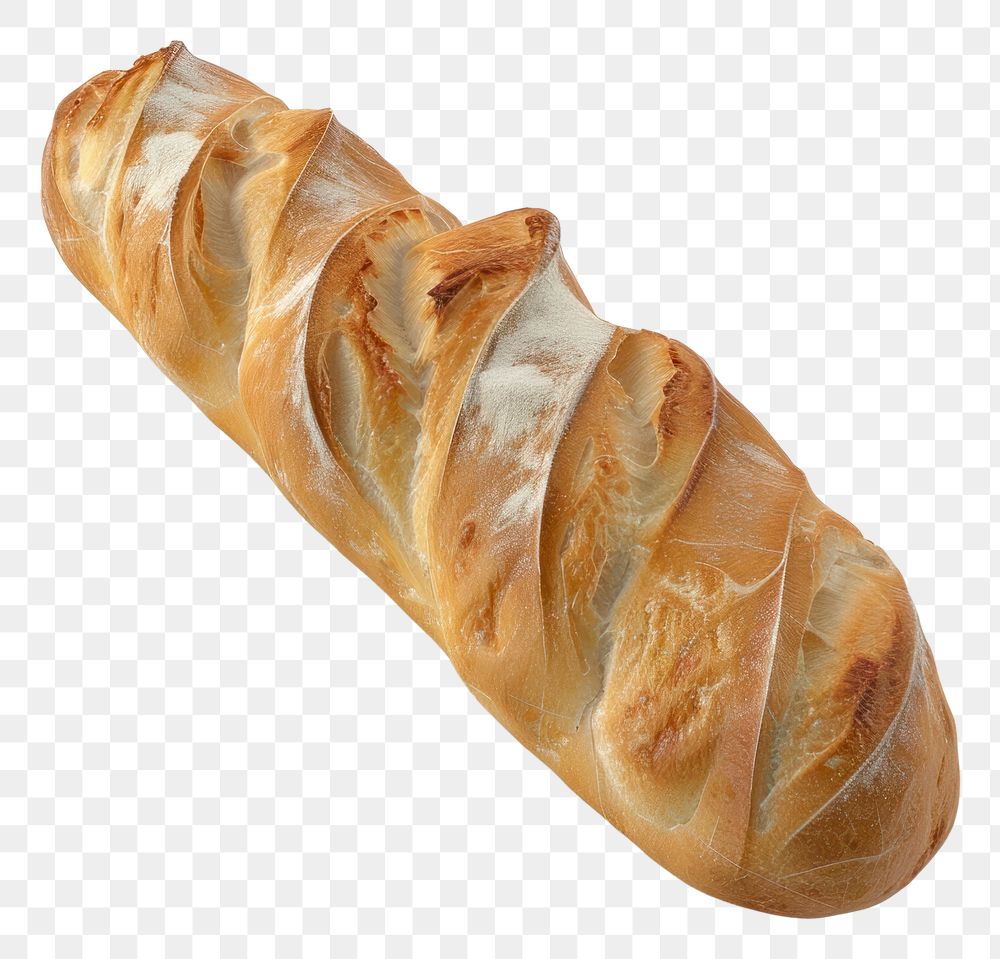 PNG Baguette bread food french loaf.