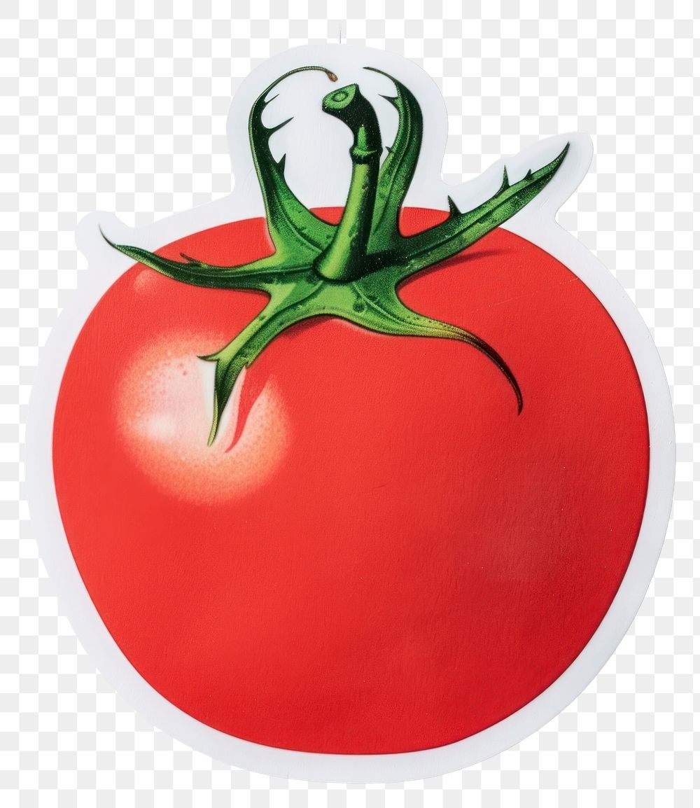Tomato shape vegetable produce plant.