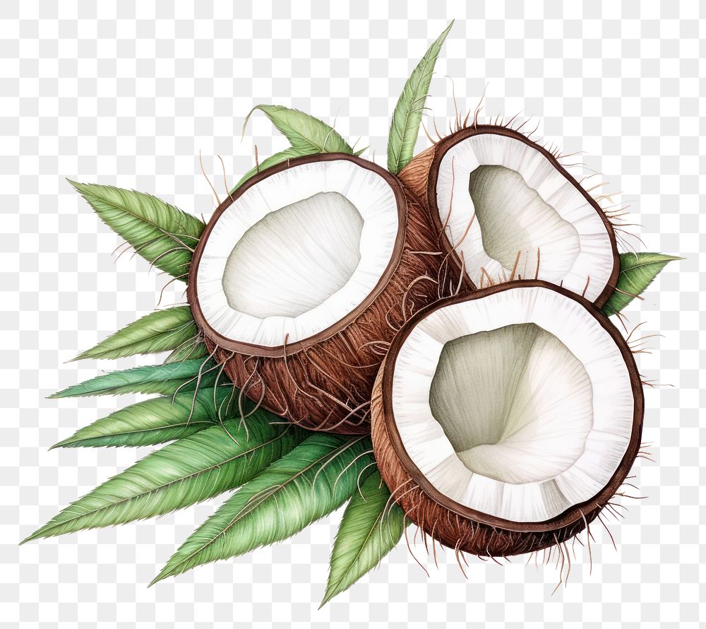 PNG Coconut produce fruit plant.