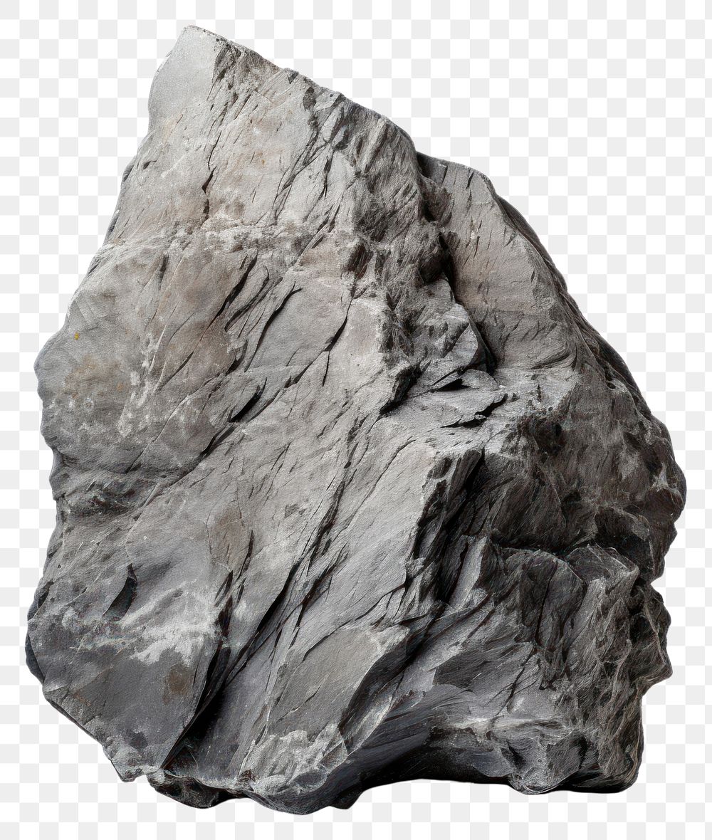 PNG Rock mineral white background anthracite.