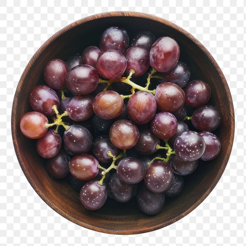 PNG A bowl of grapes produce fruit plant.