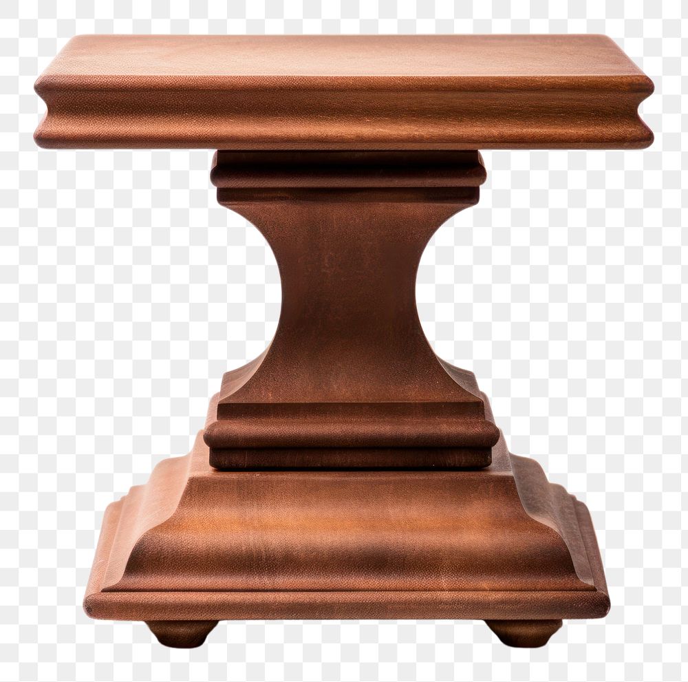 PNG  Pedestal furniture table jar.