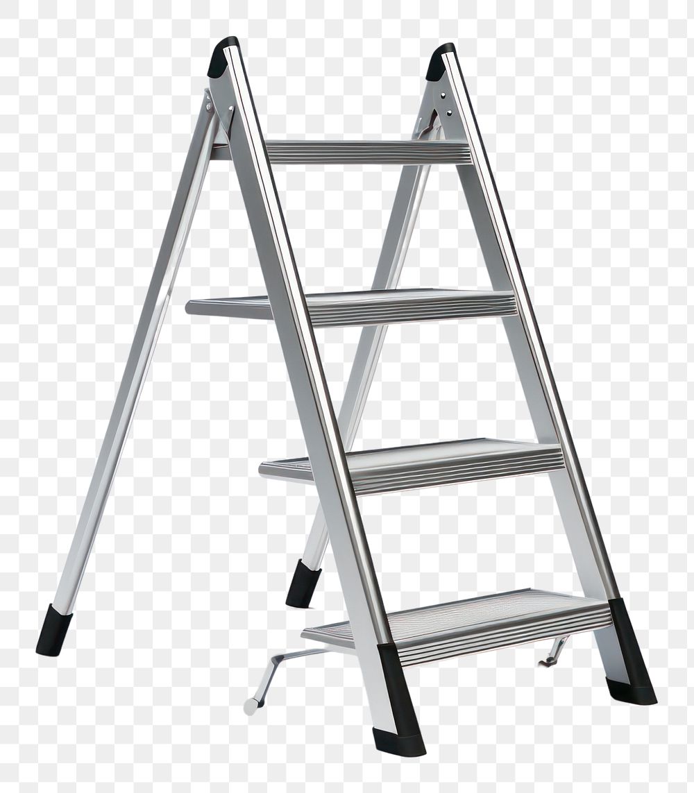 PNG Steel step-ladder furniture stand.