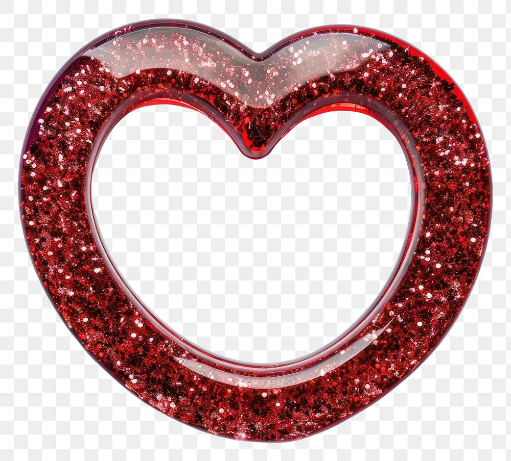 Frame glitter heart jewelry shape shiny.