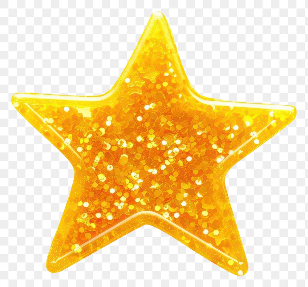 PNG Frame glitter shapes yellow star white background.