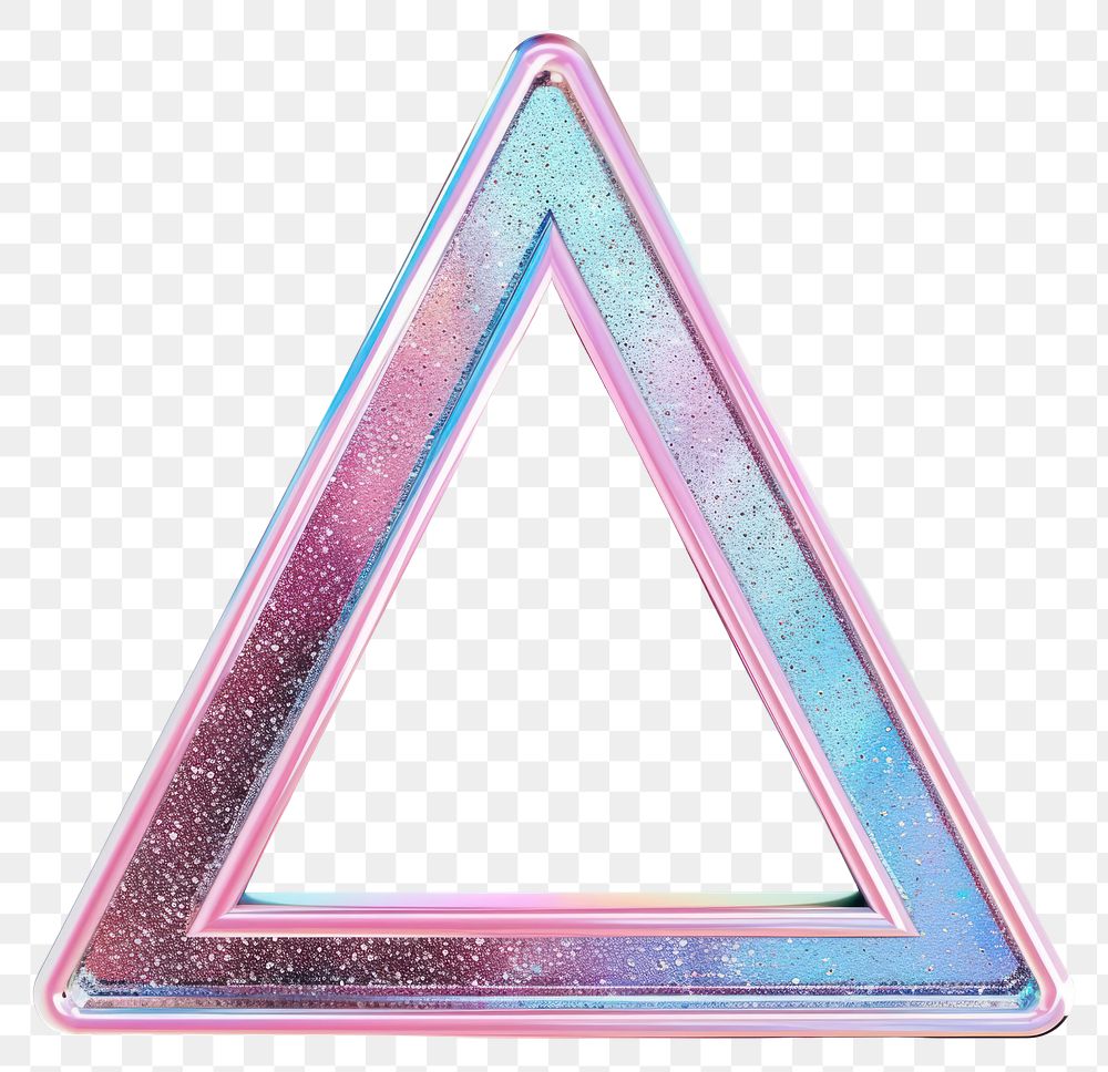 PNG Frame glitter triangle shape white background blackboard.