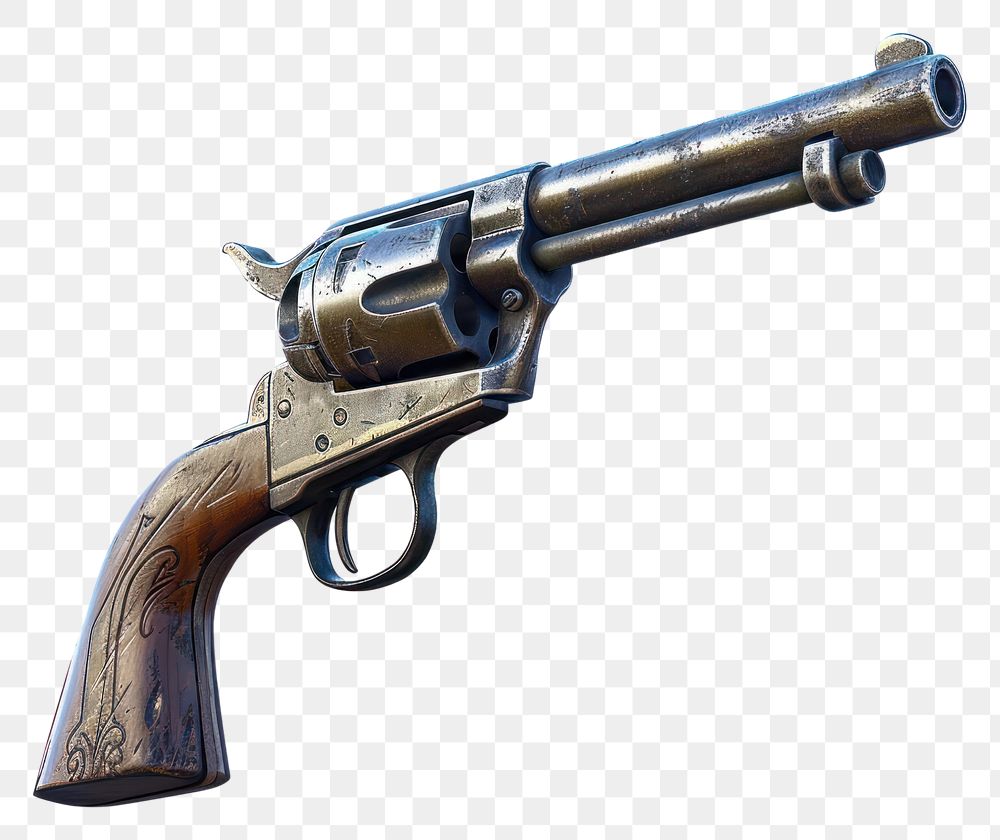 PNG Vintage gun weaponry firearm handgun.