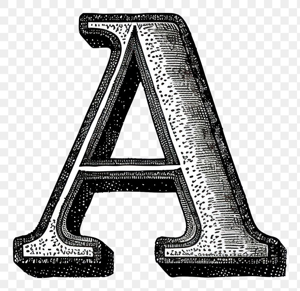 PNG Alphabet A symbol font text.