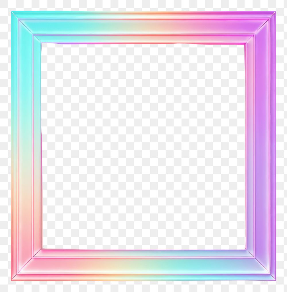 PNG Vintage neon square frame backgrounds purple white background