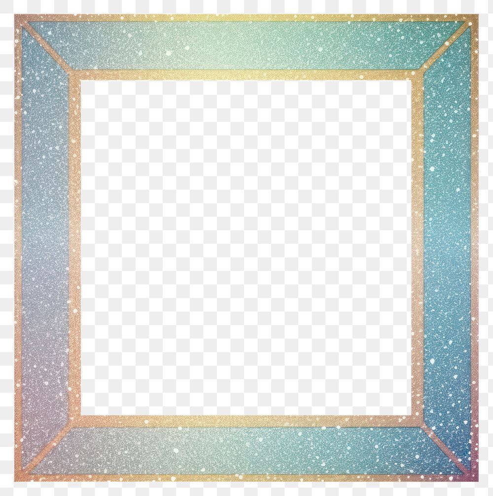 PNG Vintage glitter square frame backgrounds paper white background.