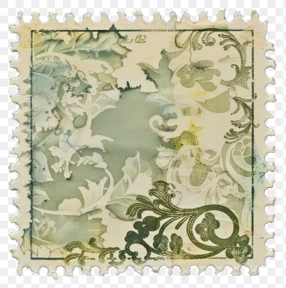 PNG  Vintage postage stamp art backgrounds pattern.