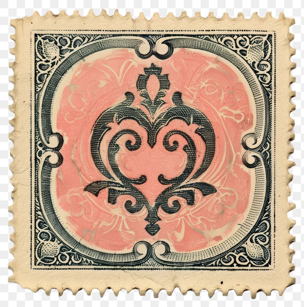 PNG  Authentic paper backgrounds art postage stamp.