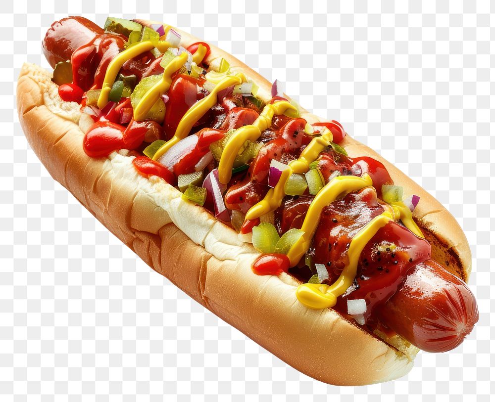 PNG Hot Dog with Ketchup ketchup hot dog food