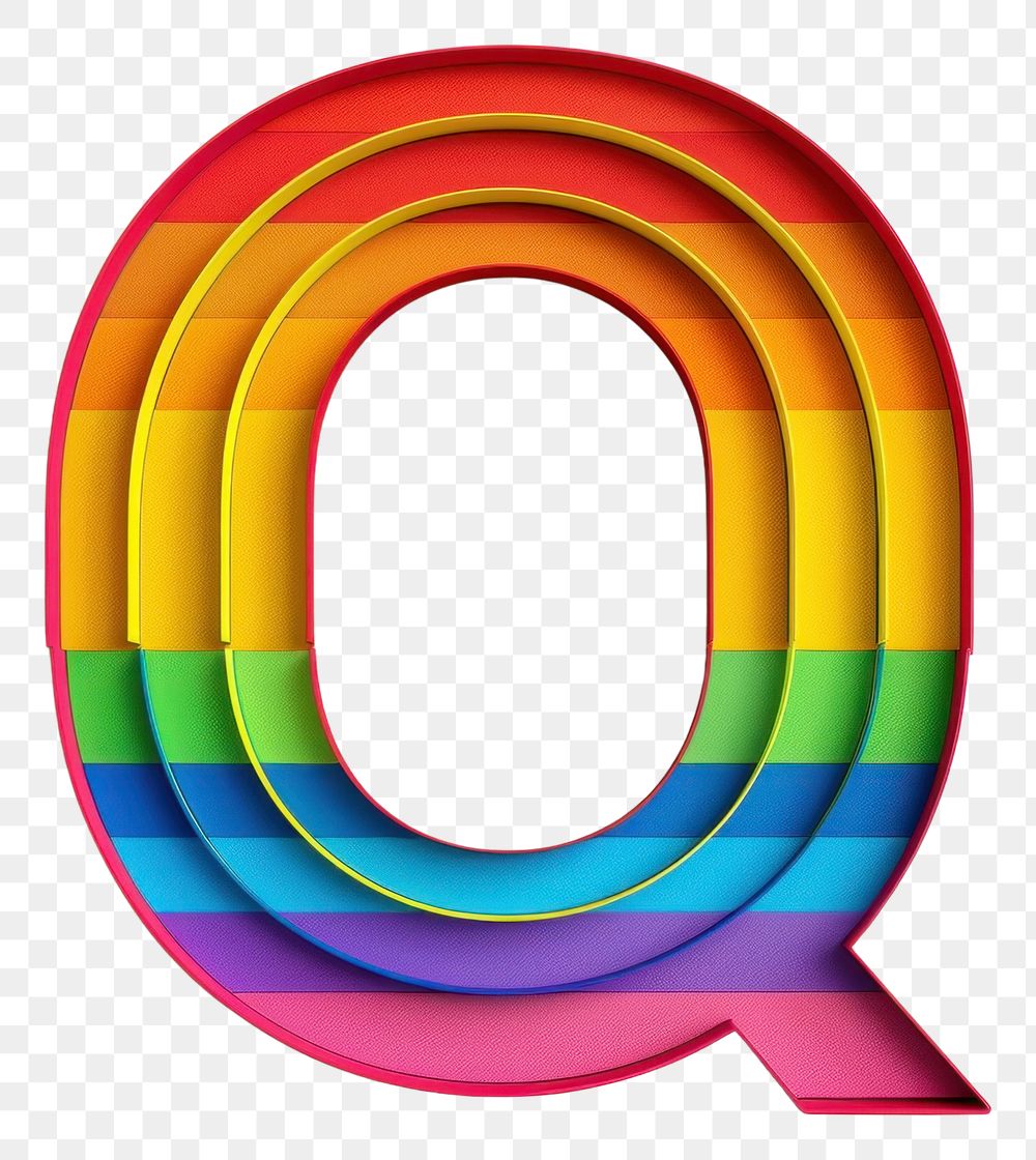 PNG Rainbow with alphabet Q art astronomy outdoors.