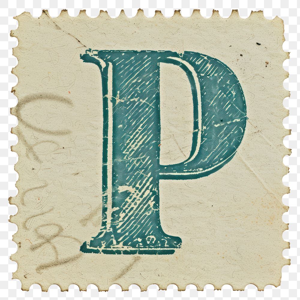PNG  Stamp with alphabet P backgrounds paper font.