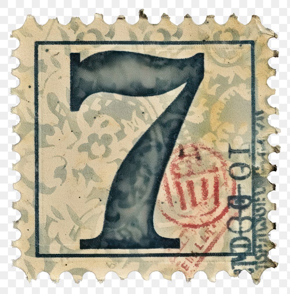 PNG  Stamp alphabet number 7 text font needlework.
