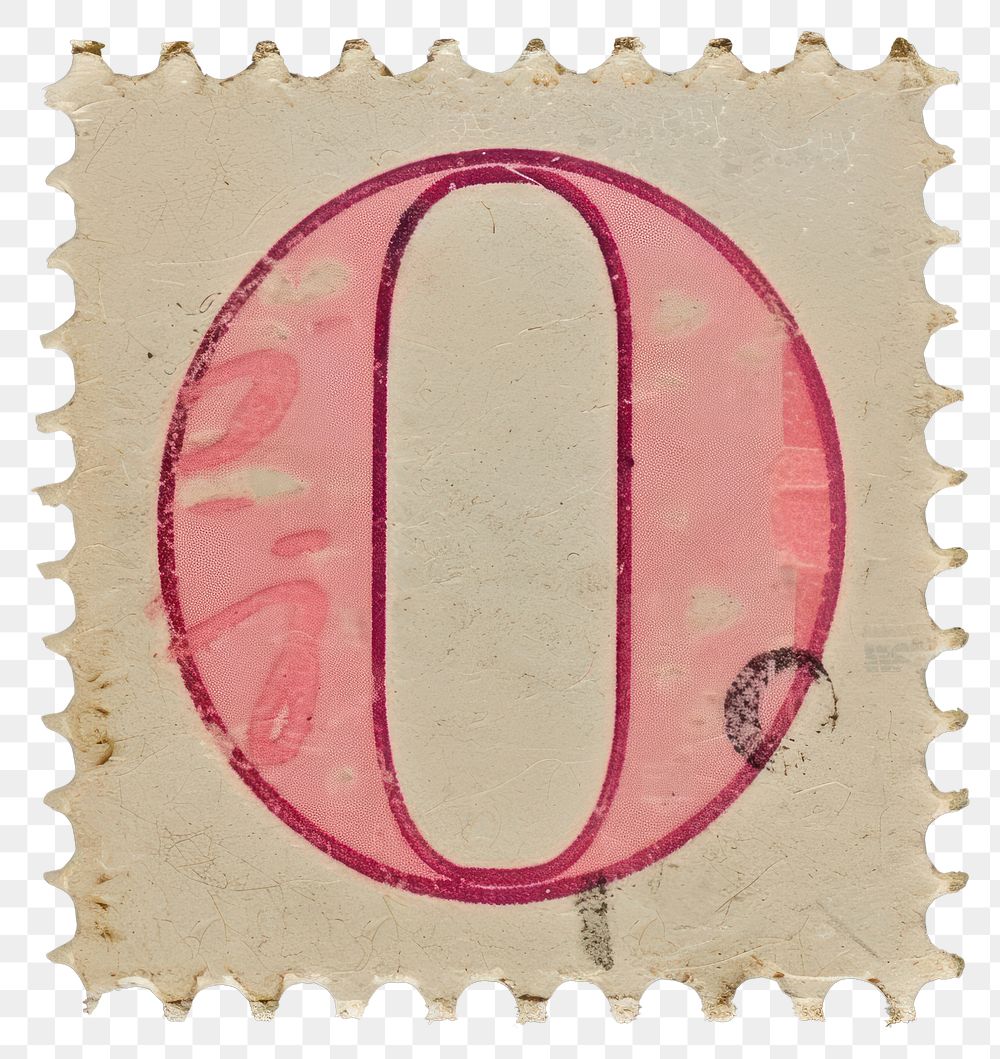 PNG  Stamp with alphabet O paper font text.