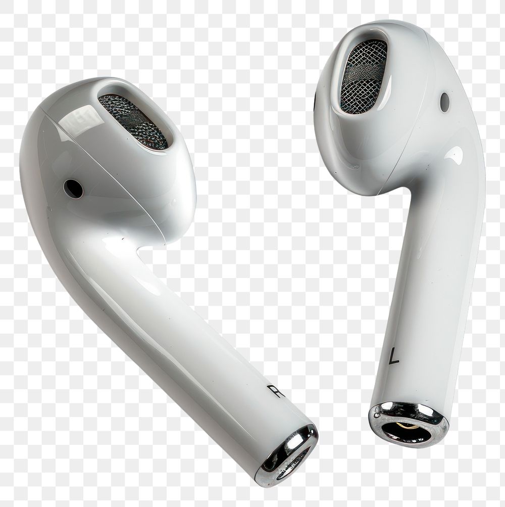 PNG  Wireless bluetooth earpods electronics appliance device.