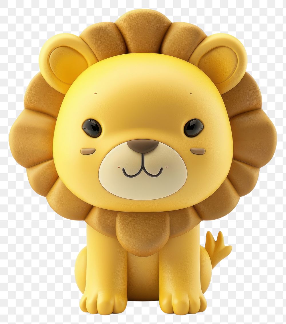 PNG Animal cute toy representation.