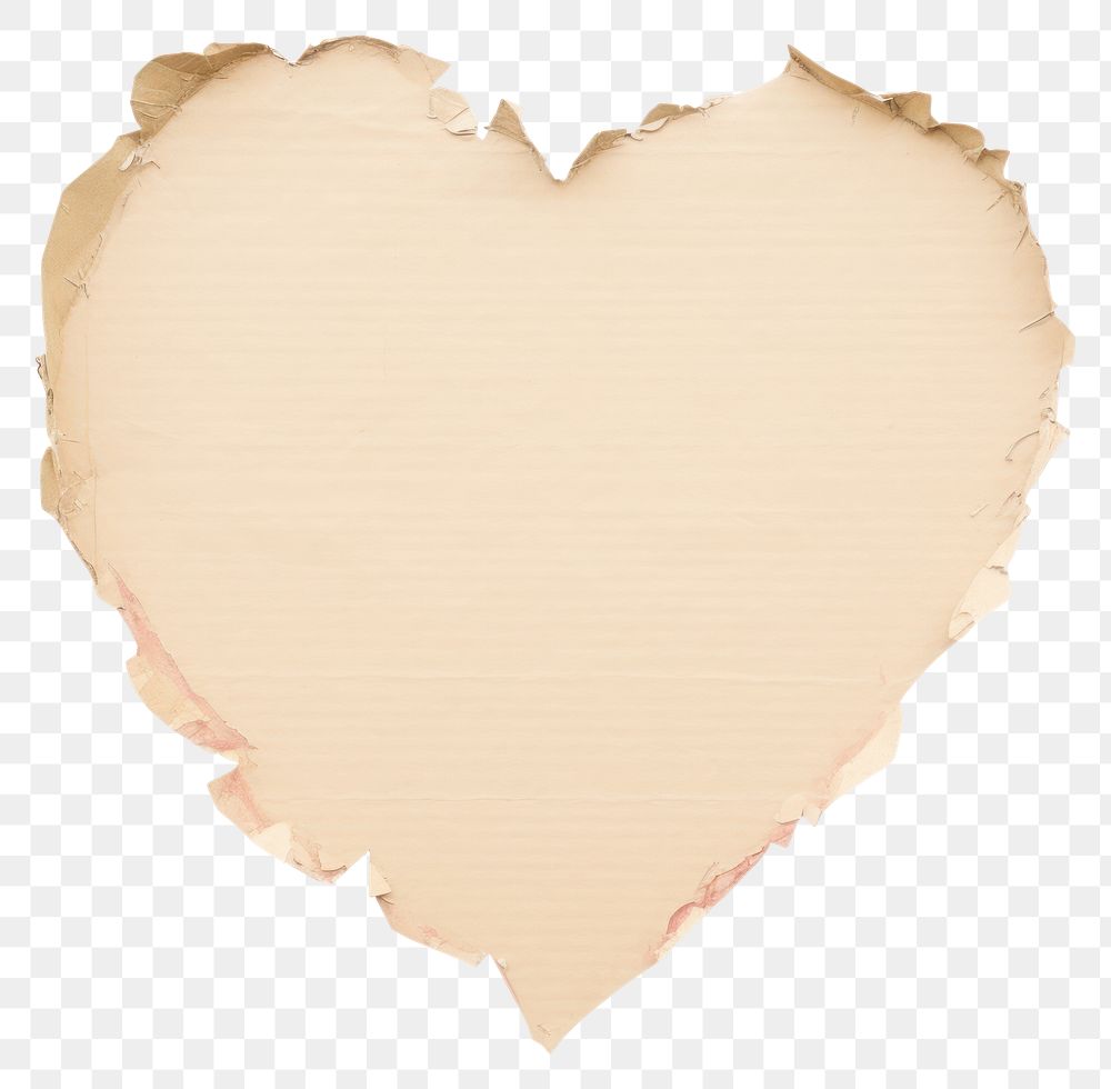 PNG Heart shape ripped paper backgrounds white background weathered