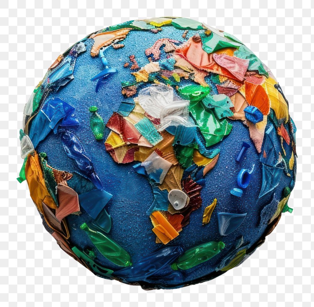 PNG Earth made from plastic sphere creativity astronomy.