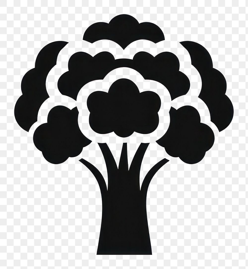 PNG A Cauliflower silhouette dynamite weaponry.
