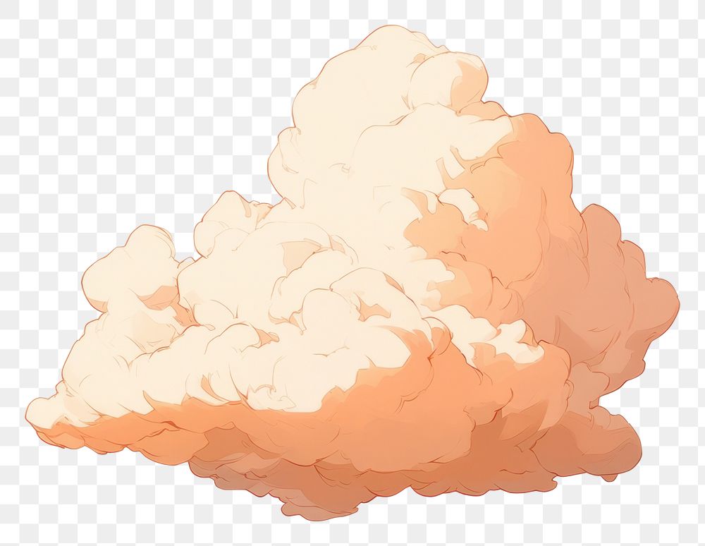 PNG A clouds sky outdoors drawing.
