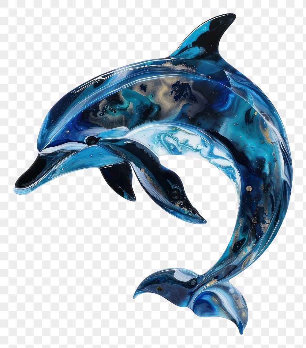 PNG  Acrylic acrylic art in dolphin animal mammal shark