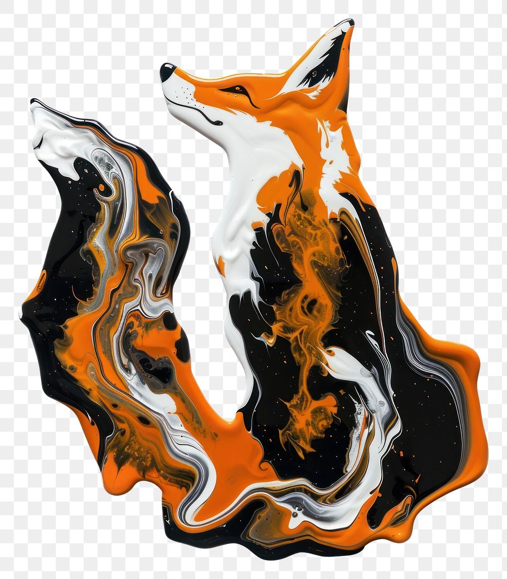PNG  Acrylic pouring fox accessories accessory gemstone.