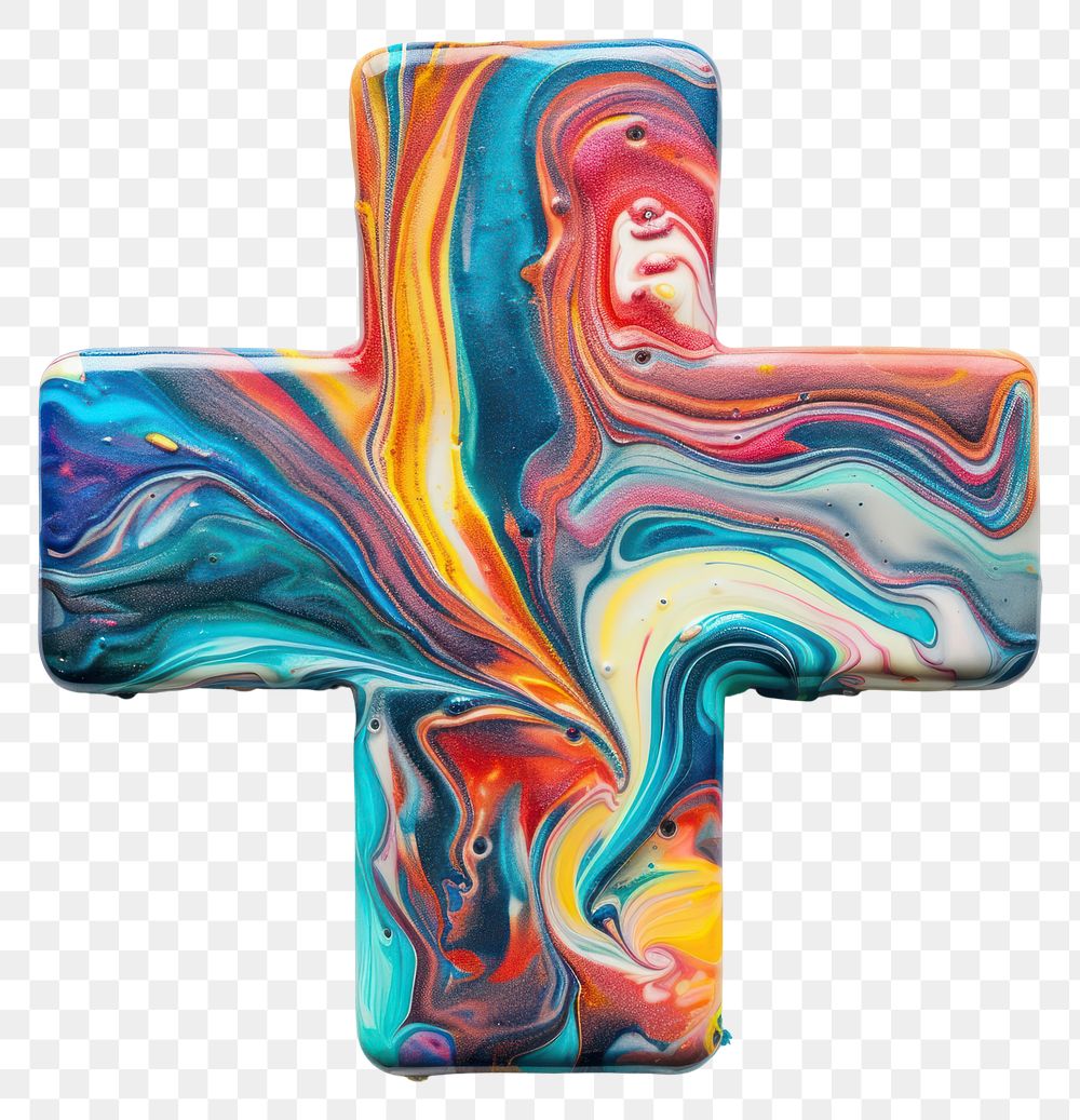 PNG  Acrylic pouring paint cross accessories accessory symbol.