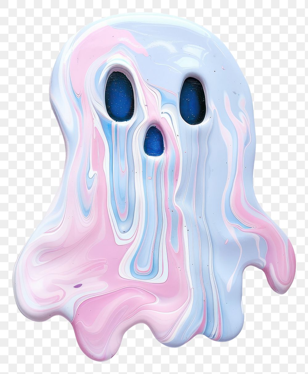 PNG  Acrylic pouring ghost icon confectionery accessories accessory.