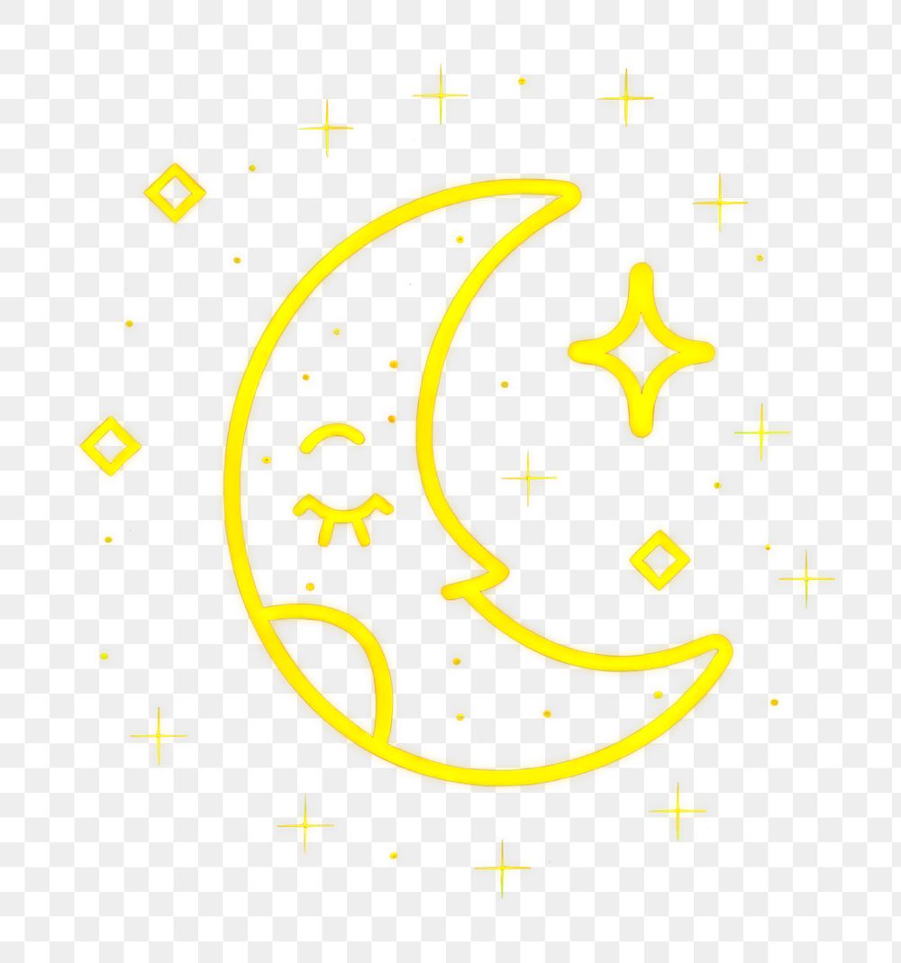 PNG Moon icon astronomy outdoors nature.