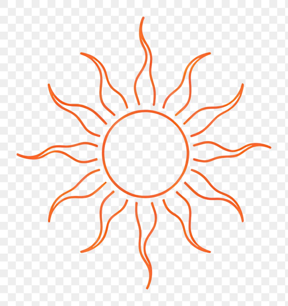 PNG Sun icon astronomy outdoors maroon.