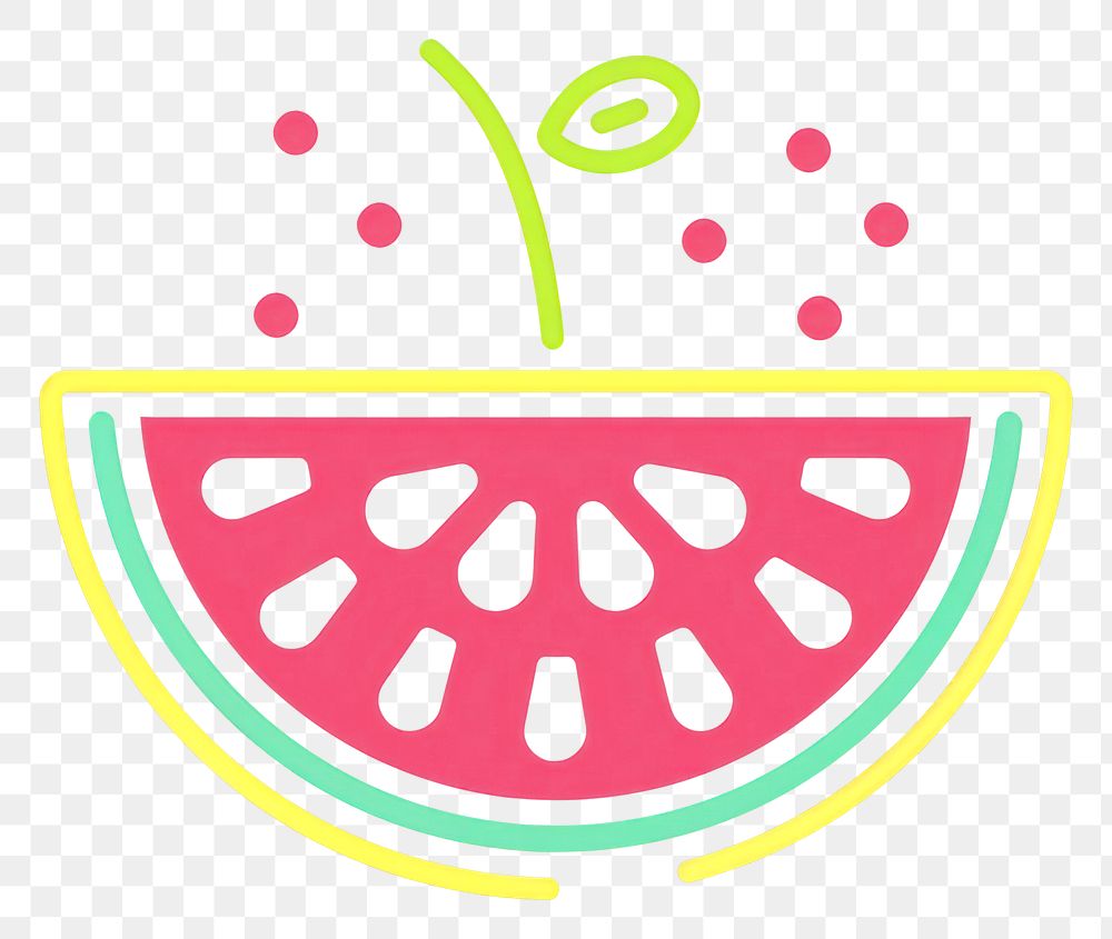 PNG Watermelon icon produce fruit plant.