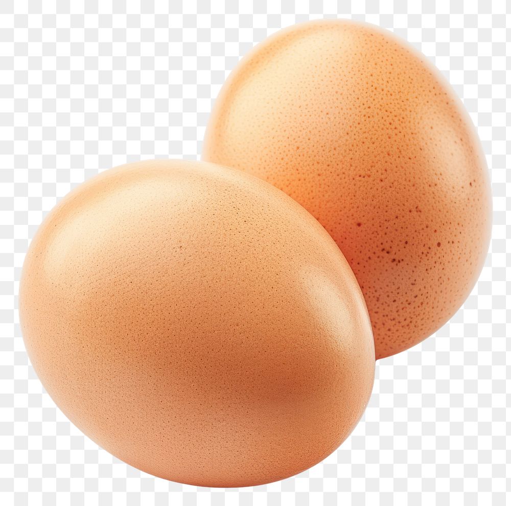 PNG 2 eggs food white background simplicity.