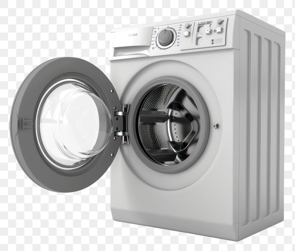 PNG Washing machine appliance device washer.