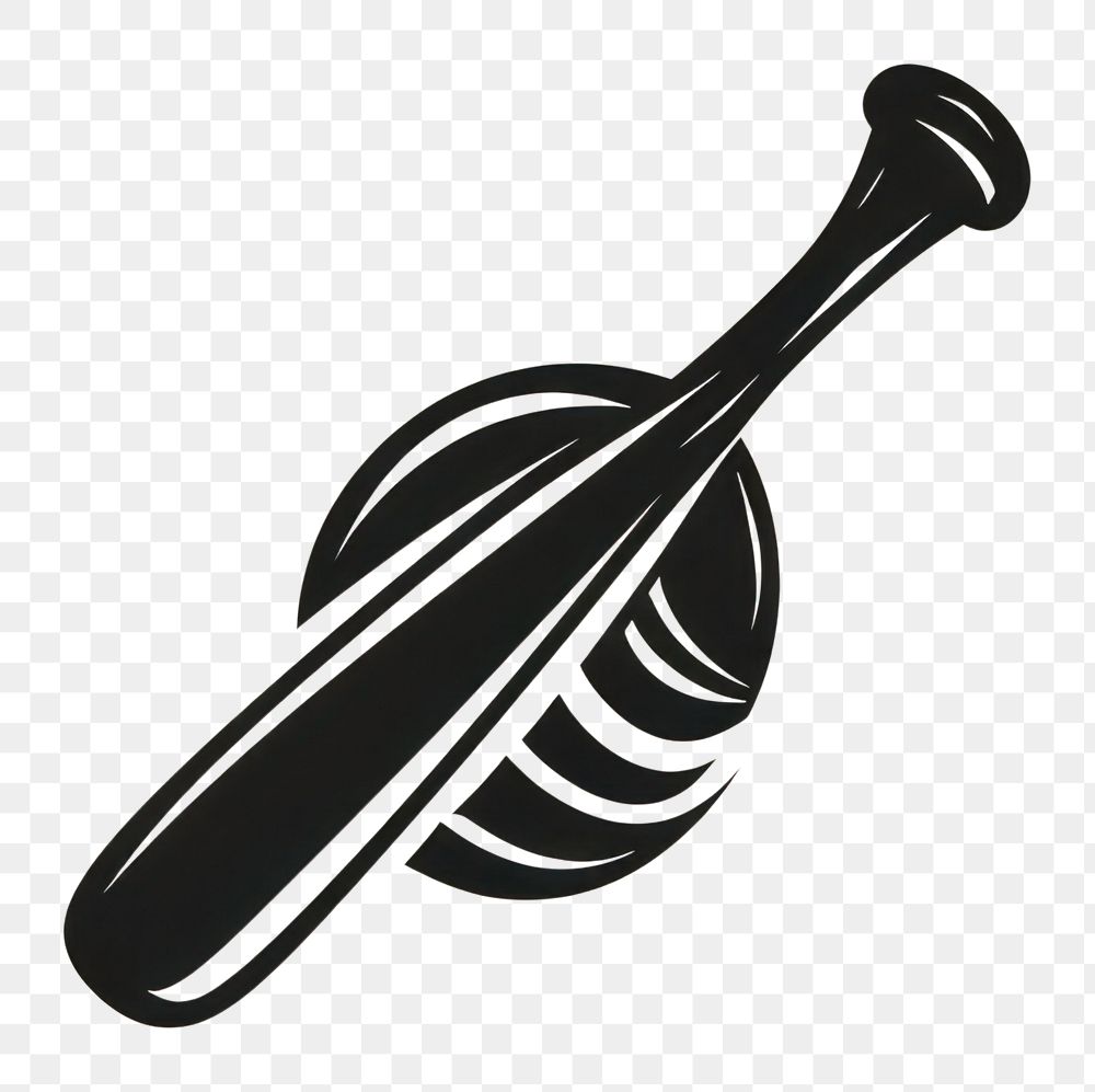 PNG Black minimalist baseball bat logo design softball sports people.