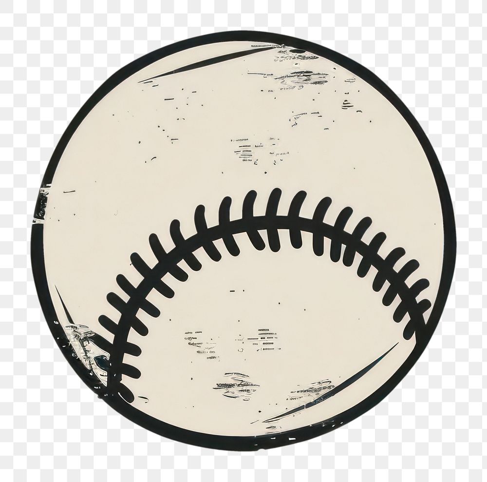 PNG Black minimalist baseball logo design drawing sports softball.