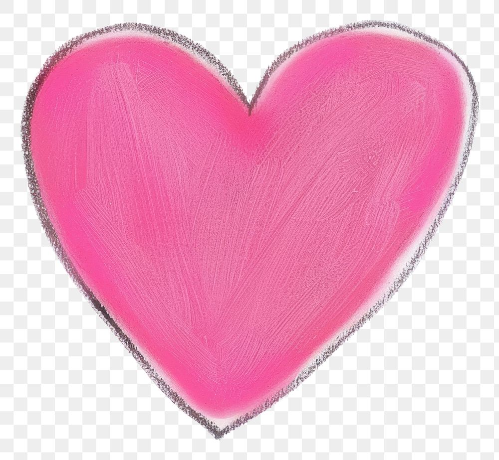 PNG Pink heart white background accessories creativity.