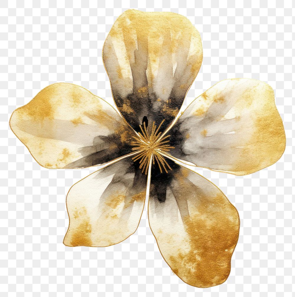 PNG Flower petal plant white background